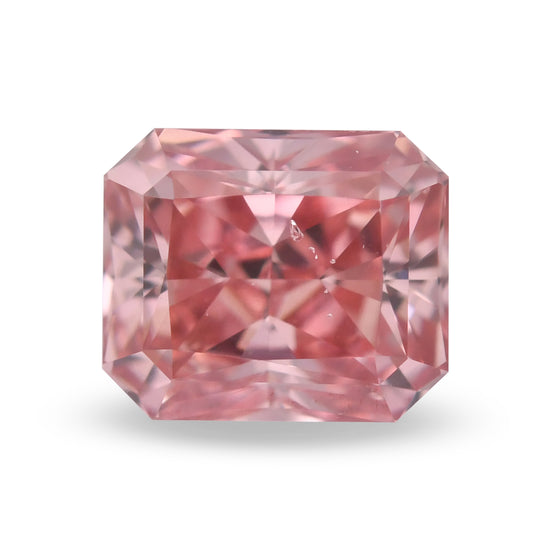0.52 Carat Fancy Deep Pink Radiant Argyle Diamond SI1 GIA