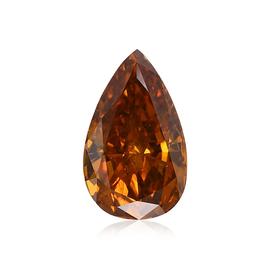 Diamante a pera Fancy Deep Yellowish Orange I1 GIA da 1,05 carati