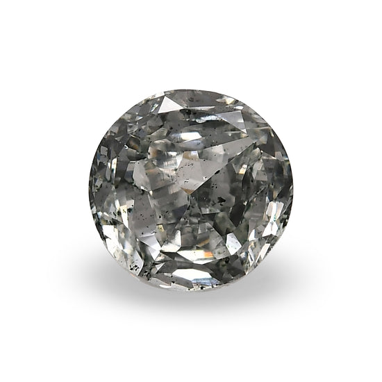 Diamante Tondo Brillante Fancy Grigio Bluastro Verde SI1 GIA da 1,04 Carati