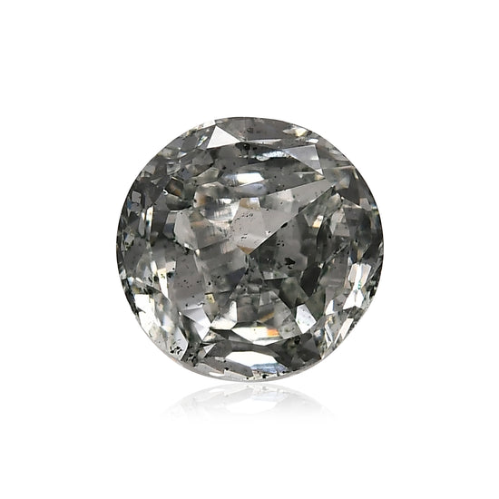 Diamante Tondo Brillante Fancy Grigio Bluastro Verde SI1 GIA da 1,04 Carati
