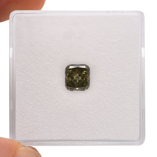0.63 Carat Chameleon Cushion Diamond (I2) GIA