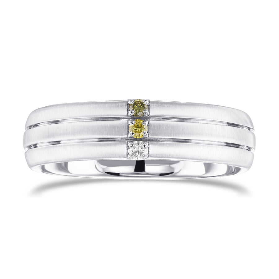 Gent's Fancy Color Diamond Ring