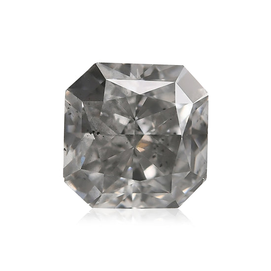 1.01 Carat Fancy Light Gray Radiant Diamond (I1) GIA