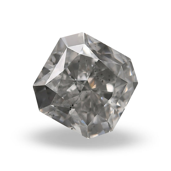 1.01 Carat Fancy Light Gray Radiant Diamond (I1) GIA