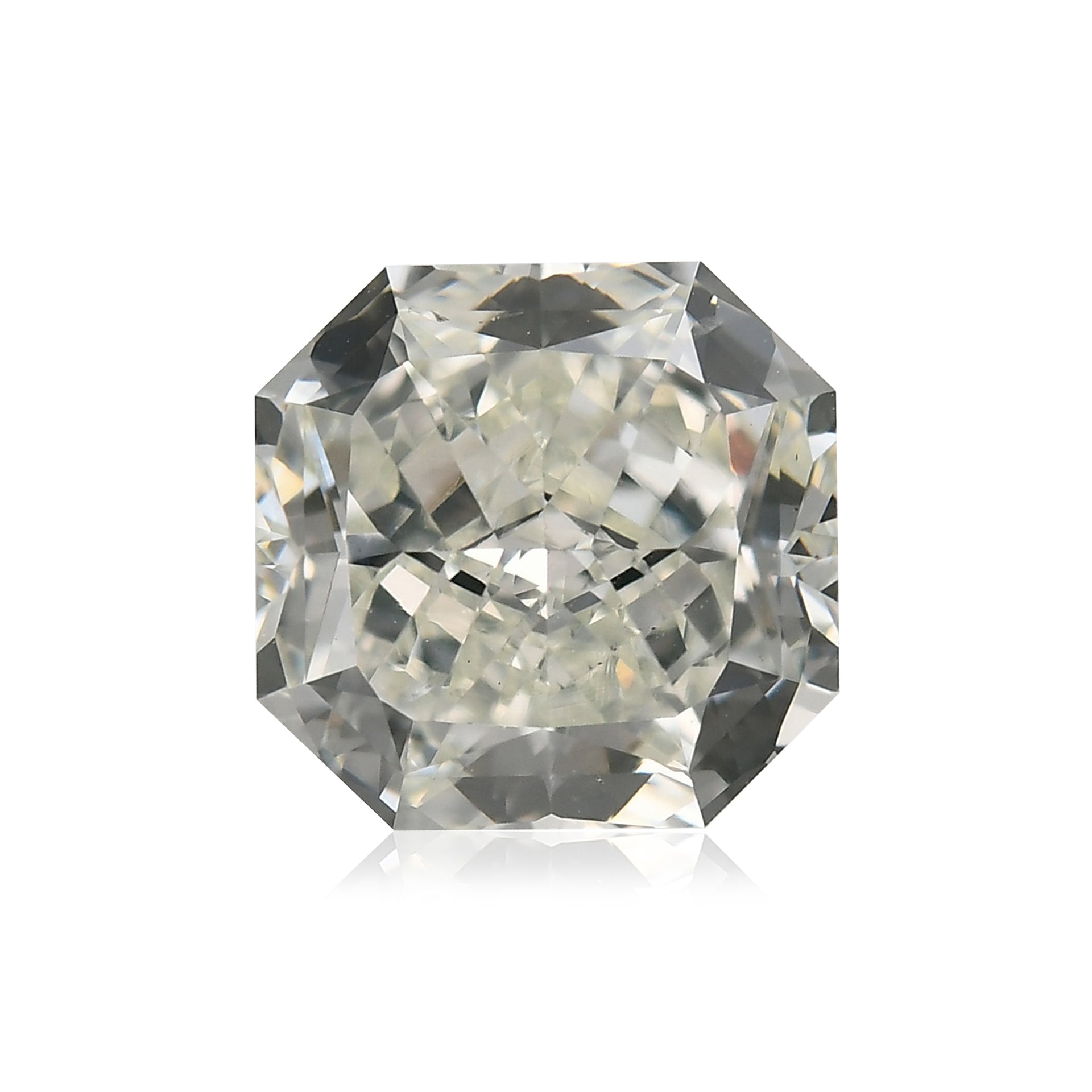 Carat Fancy Light Bluish Green Radiant Diamond VS2 GIA LEIBISH