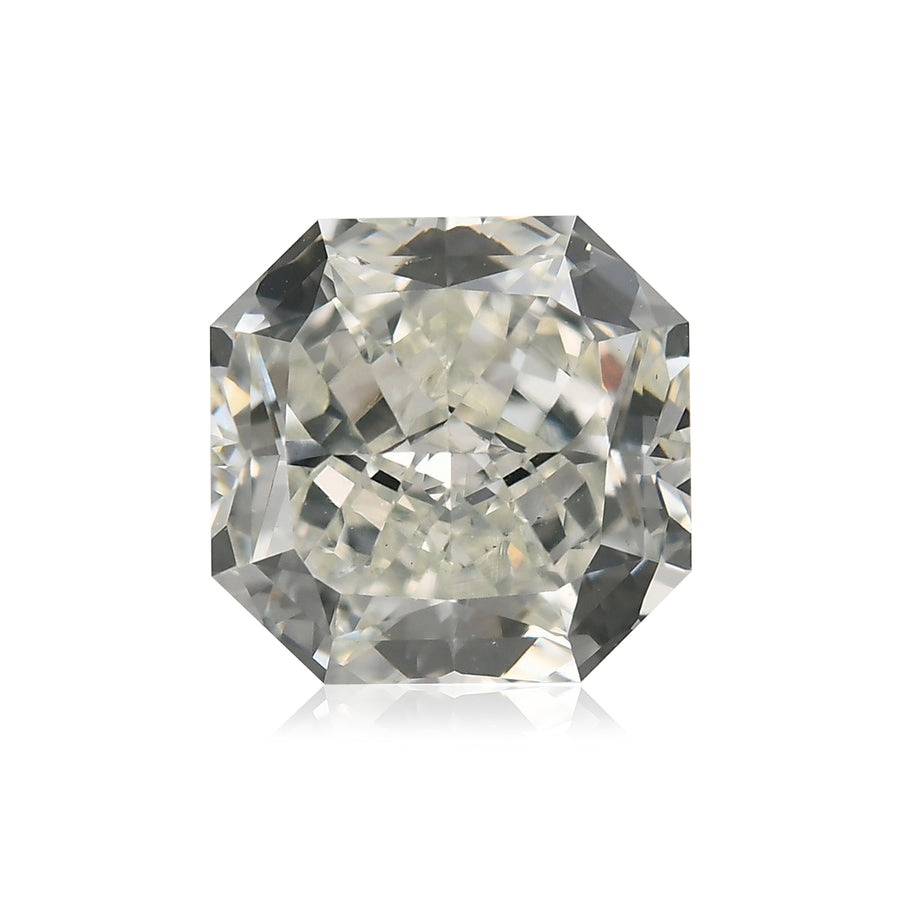 1,67 Karat Fancy Light Bluish Green Radiant Diamant VS2 GIA