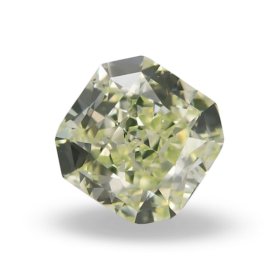 1.11 Carat Fancy Yellowish Green Radiant Diamond VS1 GIA