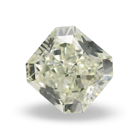 Diamante Radiante Fancy Light Yellow Green da 1.08 Carati VS2 GIA