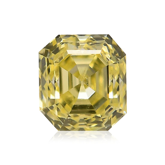 Diamante Asscher Fancy Giallo da 0,29 carati (VS2)