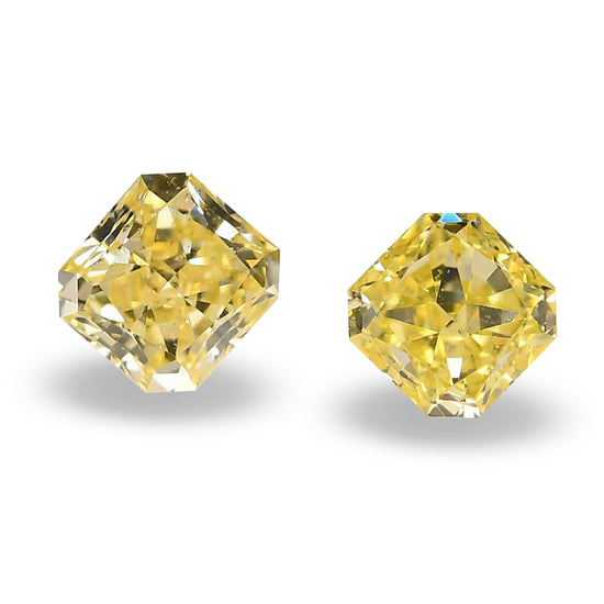 0,33 Karat Fancy Yellow Radiant Diamanten (VS2)