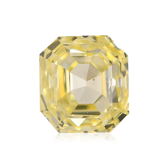 Diamante Asscher Fancy Yellow da 0,27 carati (VS2)