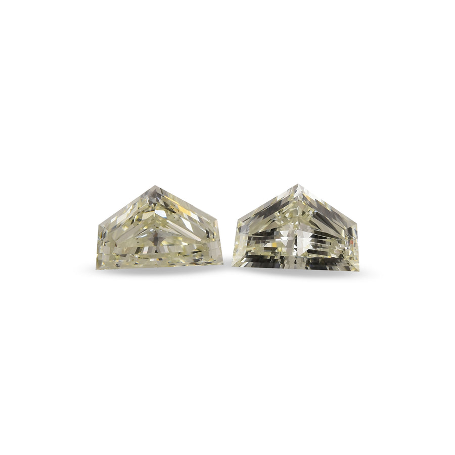 2.09 Carat K Shield-Cut Diamonds (VS)