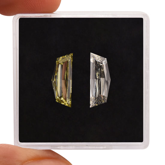 1.88 Carat   Shield-Cut Diamonds (VVS)