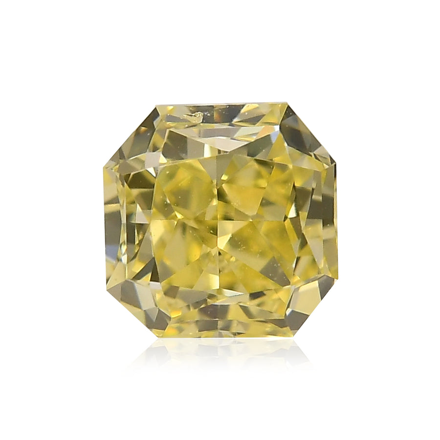 0.73 Karat Fancy Yellow Radiant Diamant SI1 GIA