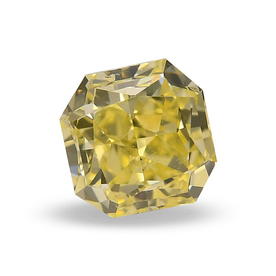 0.73 Carat Fancy Yellow Radiant Diamond SI1 GIA