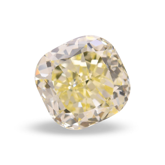 2.87 Carat Fancy Yellow Cushion Diamond VVS1 GIA