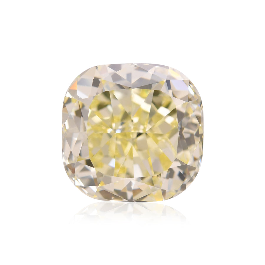 2.87 Carat Fancy Yellow Cushion Diamond VVS1 GIA