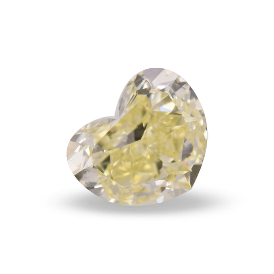 4.18 Carat Fancy Yellow HEART Diamond SI1 GIA