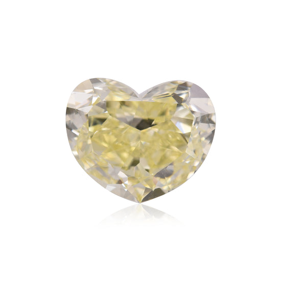 4.18 Carat Fancy Yellow HEART Diamond SI1 GIA