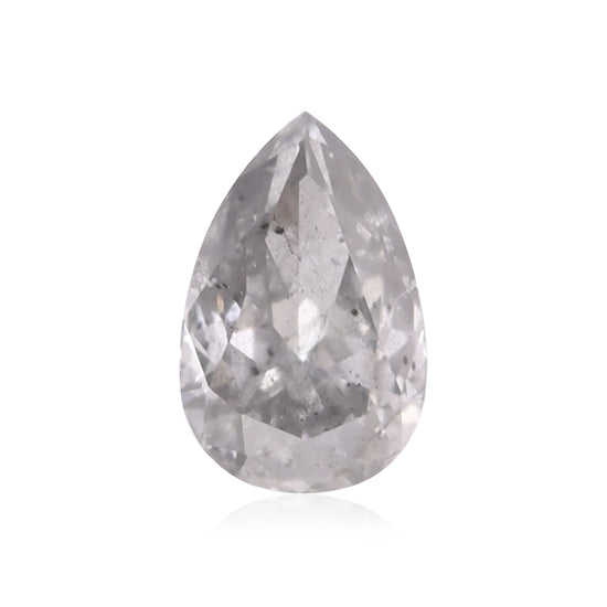 0.10 Carat Fancy Gray Pear Diamond (SI2) GIA
