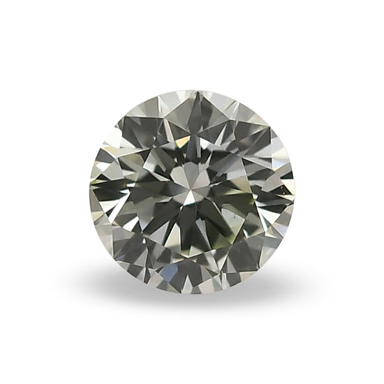 0.20 Carat Light Green Round Brilliant Diamond (VS1) GIA
