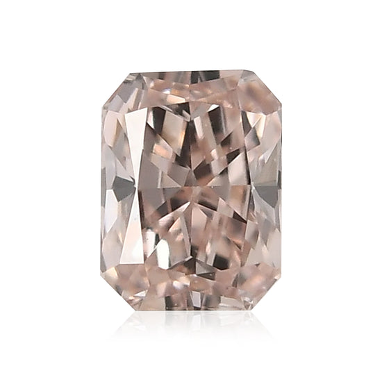 0.21 Karat Fancy Brown Pink Radiant Diamant (VS1) GIA