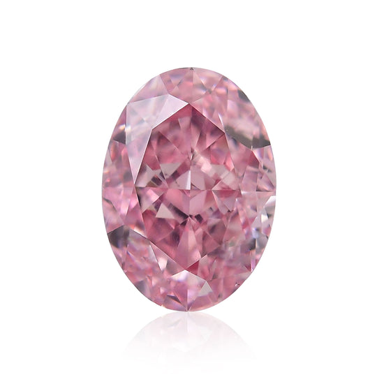 0,54 Karat Fancy Intense Purplish Pink Oval Diamant VS1 GIA
