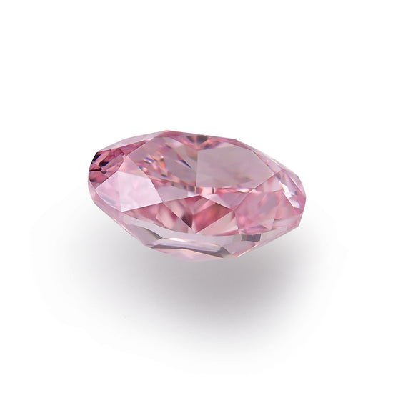 0.54 Carat Fancy Intense Purplish Pink Oval Diamond VS1 GIA