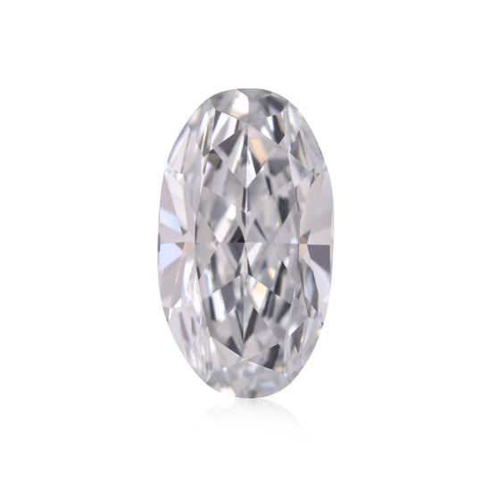 3.67 Carat Fancy Light Grayish Blue Oval Diamond IF GIA