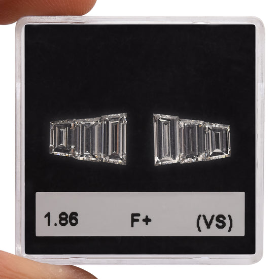 Diamanti a trapezio COLL (VS) da 1,46 carati