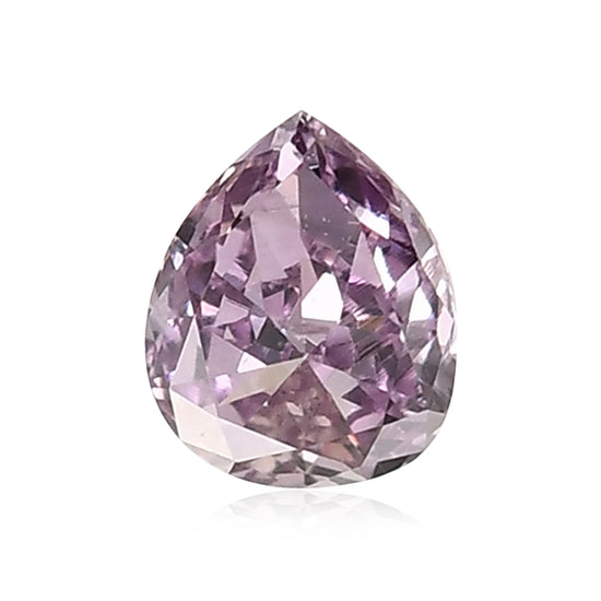 Diamante a pera 0,14 carati Fancy Intense Pink Purple (I1) GIA