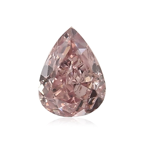 Diamante rosa intenso fantasia a pera da 0,24 carati SI2 GIA