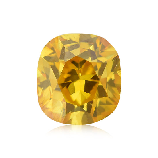 0.30 قيراط ألماسة وسادة Fancy Vivid Orange Yellow بدرجة نقاء SI1 من GIA