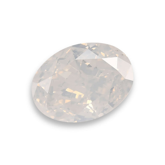 2.50 Carat Fancy White Oval Diamond  GIA
