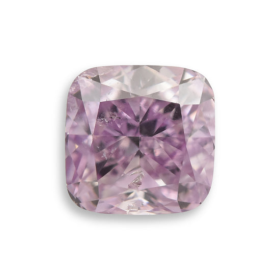 0.25 Carat Fancy Intense Pink Purple Cushion Diamond SI2 GIA