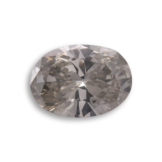 1.48 Carat Fancy Gray Oval Diamond SI1 GIA
