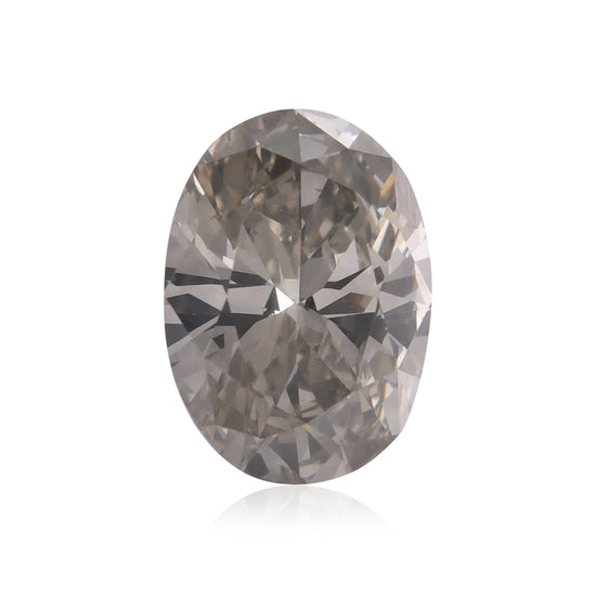 1.48 Carat Fancy Gray Oval Diamond SI1 GIA