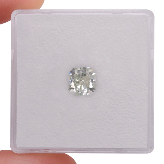 1.02 Carat Light Green Radiant Diamond VS2 GIA