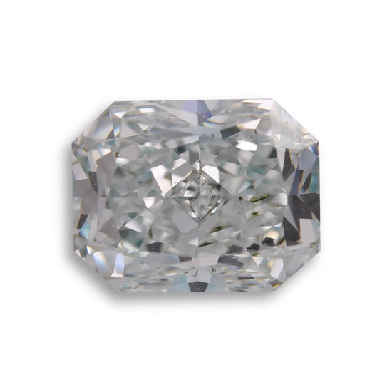 ألماسة راديانت 1.36 قيراط بلون أخضر مزرق فاتح فاخر SI2 GIA