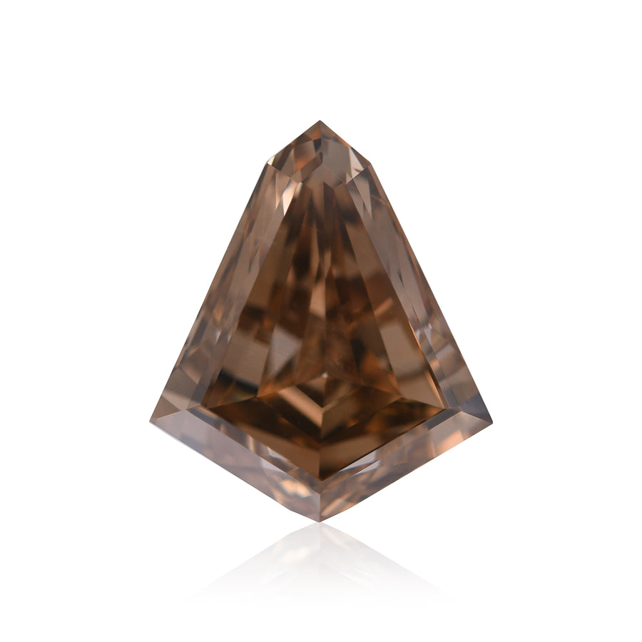 5.00 Karat ausgefallener dunkel-orangebrauner Drachen-Diamant SI1 GIA