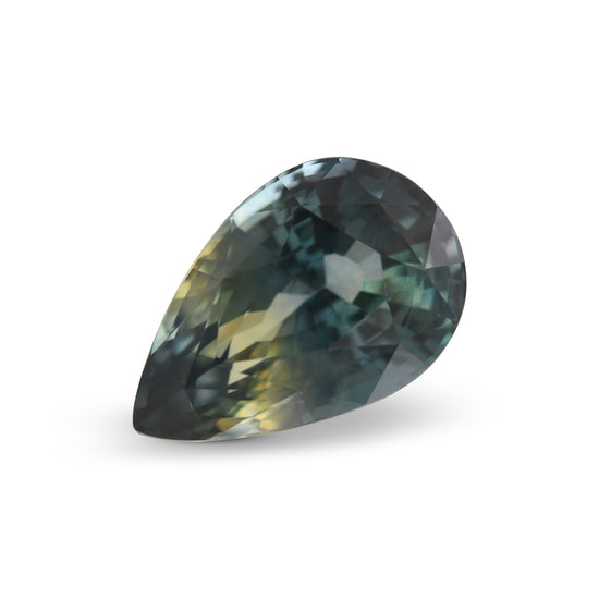 5.00 Carat Blue MADAGASCAR Pear Sapphire GIA