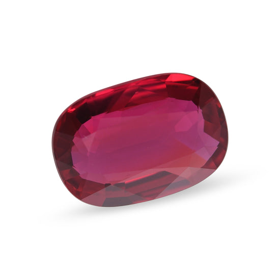 5.01 Carat Red MOZAMBIQUE Cushion Ruby GRS