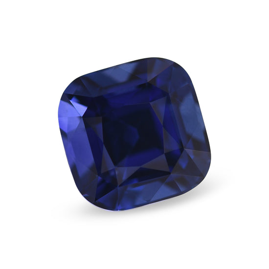 5.01 Carat Blue SRI LANKAN Cushion Sapphire CD