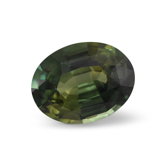 5.01 Carat Green MADAGASCAR Oval Sapphire GIA No Heat