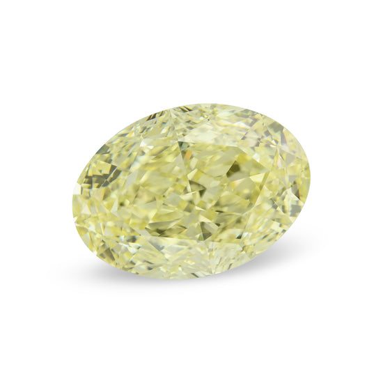 5.02 Karat Phantasiegelber Oval-Diamant VS1 GIA