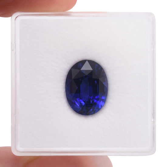 5.02 Carat Blue SRI LANKA Oval Sapphire CD