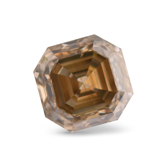 5.04 Carat Fancy Dark Yellowish Brown Cushion Diamond SI2 GIA