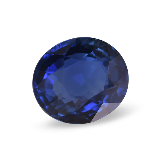 5.04 Carat Blue SRI LANKAN Oval Sapphire GIA