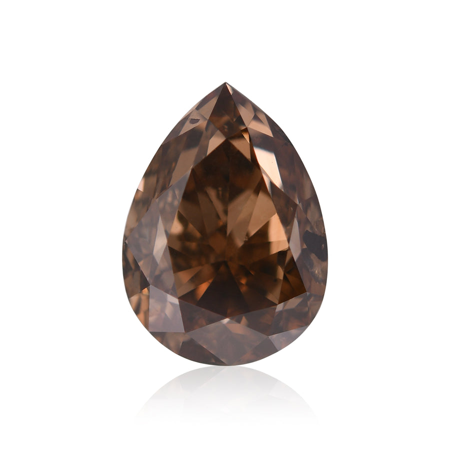 Diamante a Pera GIA Fancy Dark Orange Brown da 5,05 carati (SI1)