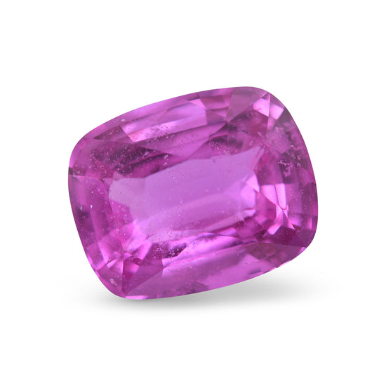 5.08 Carat Pink MADAGASCAR Cushion Sapphire SSEF